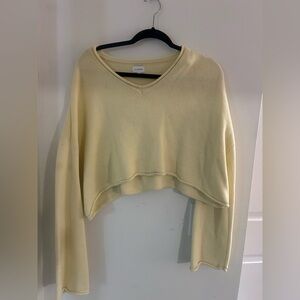 La Hearts Soft Cream Knit Top